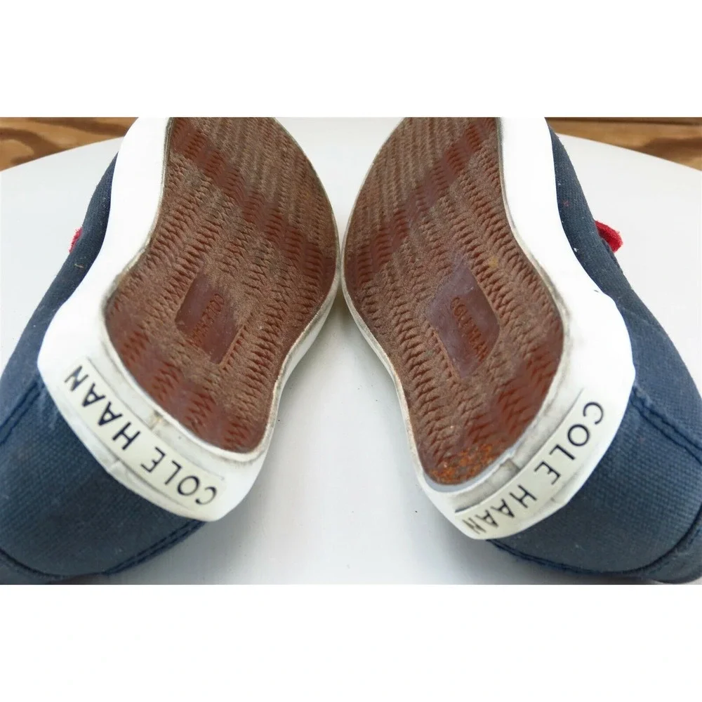 Cole Haan Youth‎ Boys Shoes Sz 1 M Gray Fabric Loafer